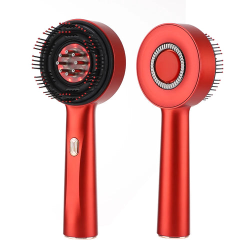 Cepillo de luz roja con dispensador de aceite